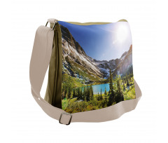 Peaceful Nature Scene Montana Messenger Bag