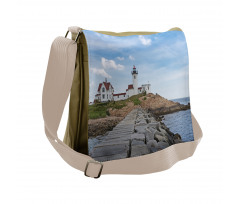 Coastal Harbor Side Messenger Bag