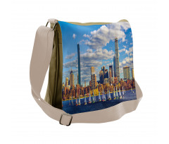 Panorama Style Boston Messenger Bag