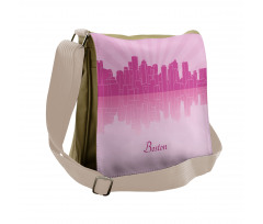 Pastel Silhouette Messenger Bag