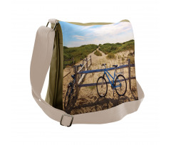 Bicycles and Fences Messenger Bag