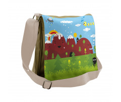 Doodle Land Countryside Messenger Bag