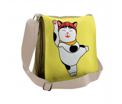 Sporty Maneki Neko Messenger Bag