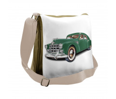 Nostalgic Vintage Car Messenger Bag