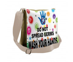 Do Not Spread Germs Messenger Bag