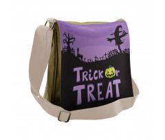 Halloween Trick or Treat Messenger Bag