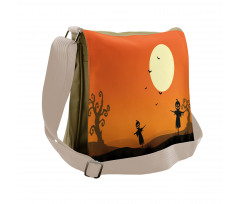 Scary and Bats Messenger Bag