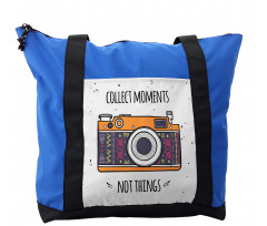 Retro Boho Art Photo Camera Shoulder Bag