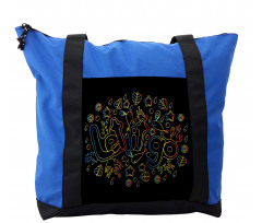 Color Transitions Artwork Shoulder Bag