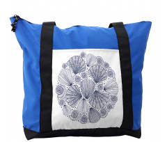 Snail and Sea Shells Art Shoulder Bag