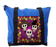 Folk Sugar Skulls Shoulder Bag