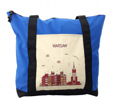 Warsaw Calligraphy Skyline Shoulder Bag