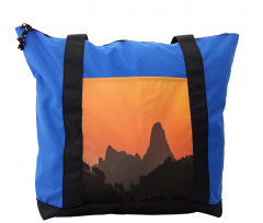 Tangerine Sky Mountainous Shoulder Bag