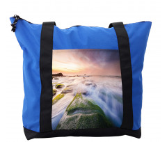 Malaysia Nature Stream on Rock Shoulder Bag