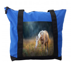 Palomino Horse Grazing Shoulder Bag