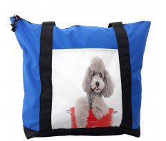 Pet in a Bucket Posing Shoulder Bag