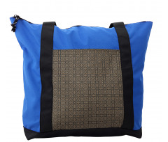 Rounds and Triangles Motif Shoulder Bag