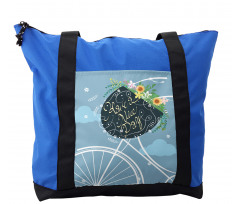 Have a Nice Day Bike Basket Shoulder Bag