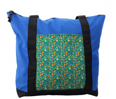 Colorful Doodle Elements Shoulder Bag