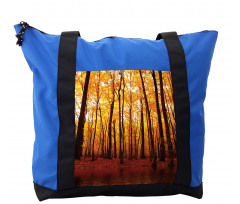 Autumn Forest Trees Shoulder Bag