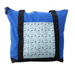 Waves Dolphins Starfish Shoulder Bag