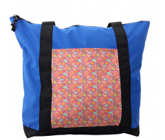 Colorful Eastern Floral Shoulder Bag