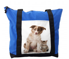 Border Collie Puppy Shoulder Bag