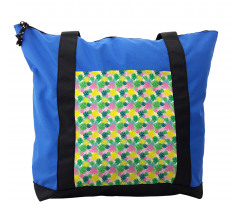 Graphical Island Leaves Shoulder Bag