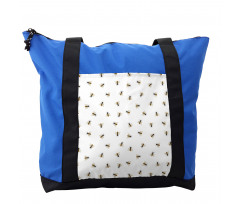 Flying Insects Pattern Shoulder Bag