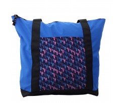 Polygonal Cocktail Art Shoulder Bag