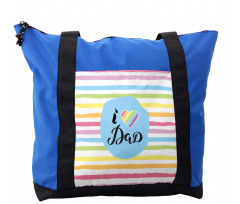 I Love Dad Design Shoulder Bag