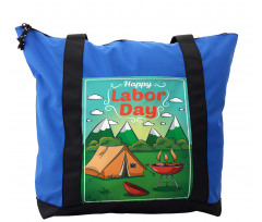 Mountainous Landscape Shoulder Bag