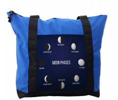 Crescent Phase Astronomy Shoulder Bag