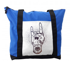 Tattooed Hand Raised Shoulder Bag