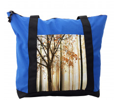 Tree in Abstract Woods Shoulder Bag