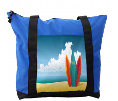 Surfboards on Coast Shoulder Bag