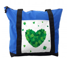 Shamrock Heart Nature Love Shoulder Bag