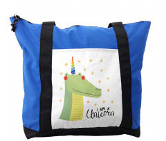 I am a Unicorn with Stars Shoulder Bag