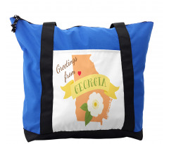 Greetings State Design Shoulder Bag