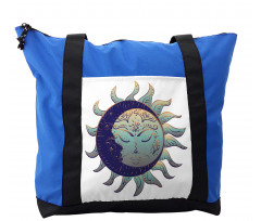 Boho Sun and Crescent Shoulder Bag