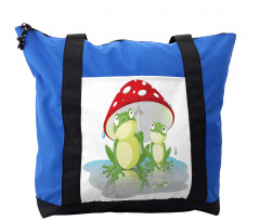 Animal in Mushroom Umbrella Shoulder Bag