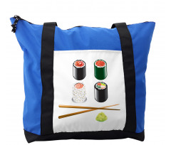 Japan Sushi and Chopsticks Shoulder Bag