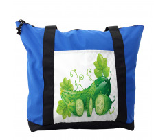 Juicy Cucumber Graphic Shoulder Bag