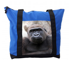 Close up Young Male Gorilla Shoulder Bag