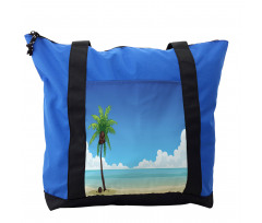 Exotic View Tree and Coconuts Shoulder Bag