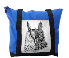2 Animal Faces Design Shoulder Bag