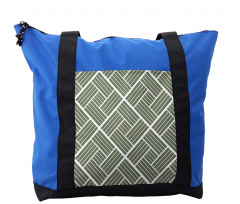 Striped Rectangular Squares Shoulder Bag