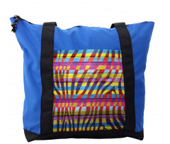 Vibrant Curvy Lines Shoulder Bag