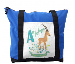 Zoo Alphabet Floral Animal Shoulder Bag