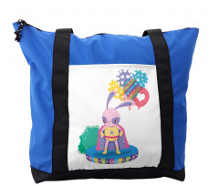 Rabbit in Hero Costume Shoulder Bag